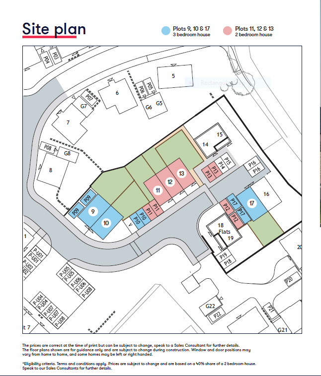 Blackawton Site map