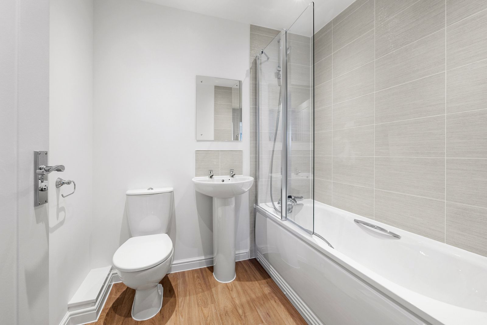 Bathroom plumb park shared ownership