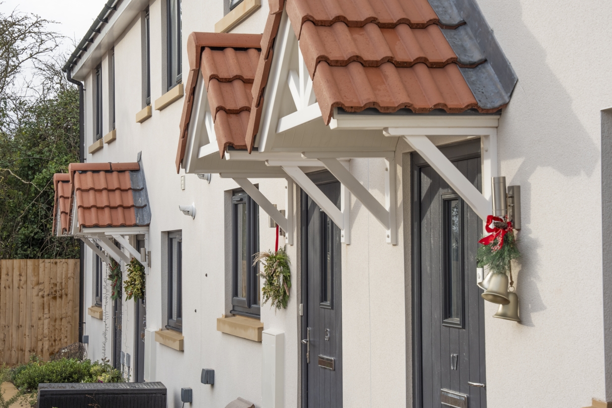 Festive homes at our new Congresbury development.