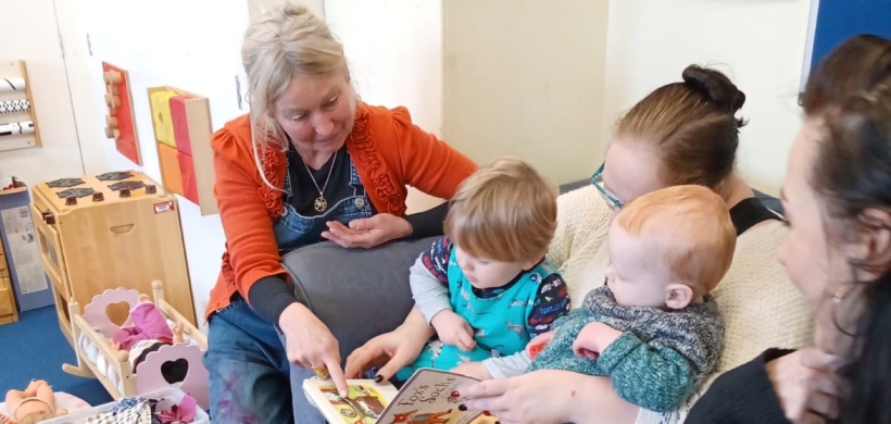Frome families benefit from LiveWest's book donation