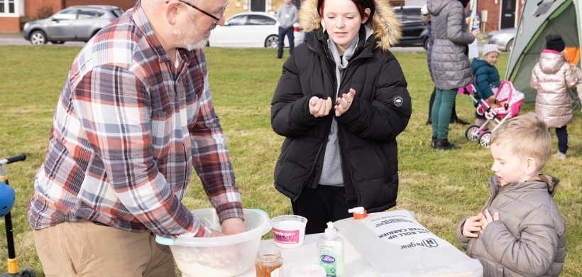 Wilstockhub and the local community took part in a planting event