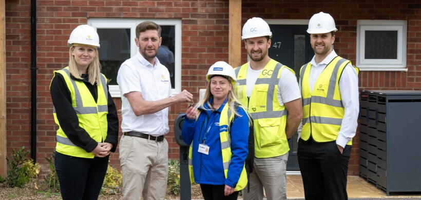 LiveWest and Allison Homes celebrate the completion of first homes at Post Hill, Tiverton