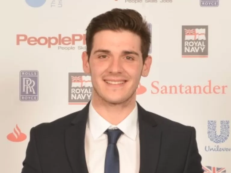 Ross Jasper at the National Apprenticeship Awards