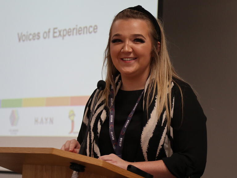 Ellie at Room For Young People R4YP
