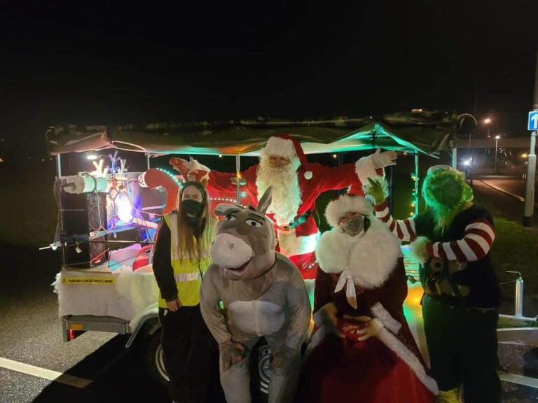 Avonmouth Projects Group in fancy dress