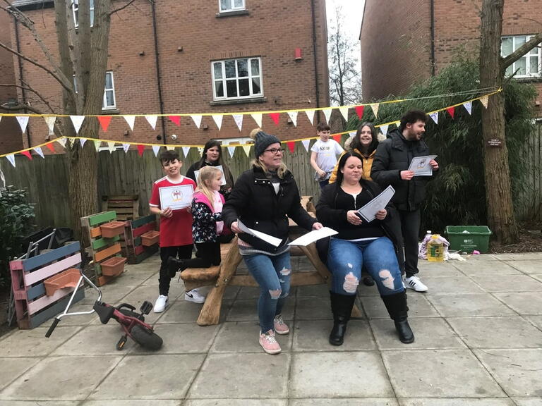 Massingham Park community bench 