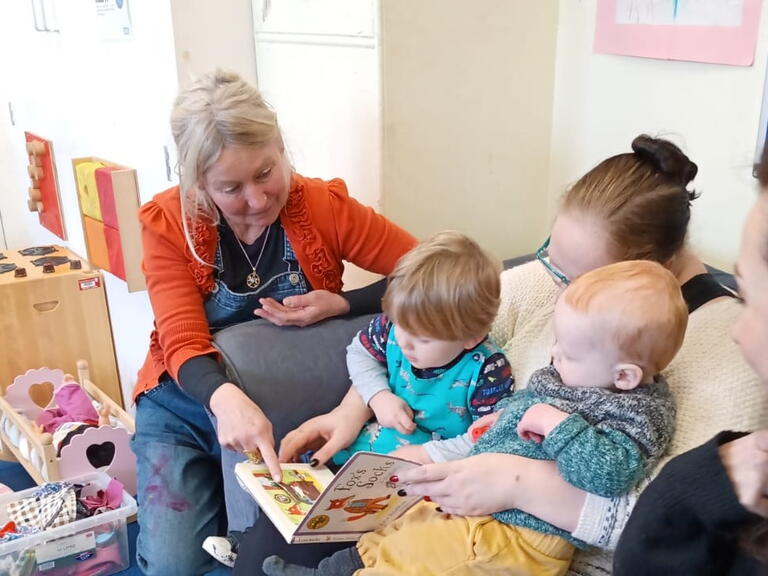 Frome families benefit from LiveWest's book donation