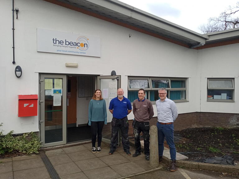 The Beacon Centre gets a facelift thanks to our volunteers