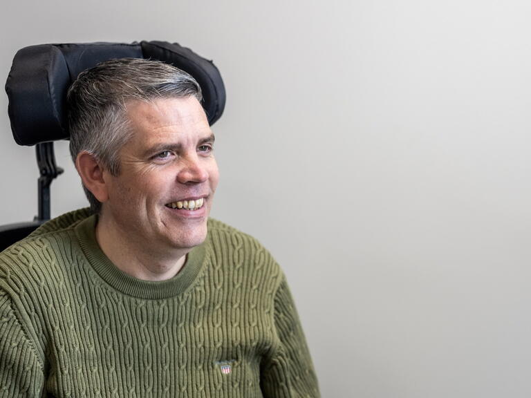 The Chair of InFocus, James Masters, smiling.