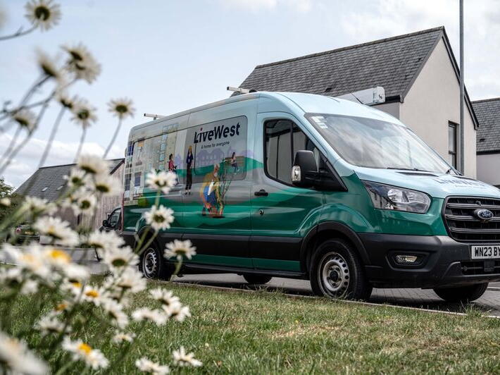 LiveWest community van.