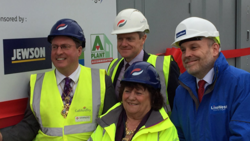 The Lord Mayor of Exeter marked the launch of a new Community & Skills Academy in Cranbrook aimed at promoting employment opportunities in the construction industry.