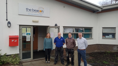 The Beacon Centre gets a facelift thanks to our volunteers