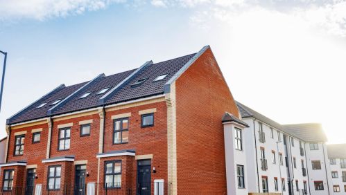 Some of the new homes at the scheme in Avonmouth.