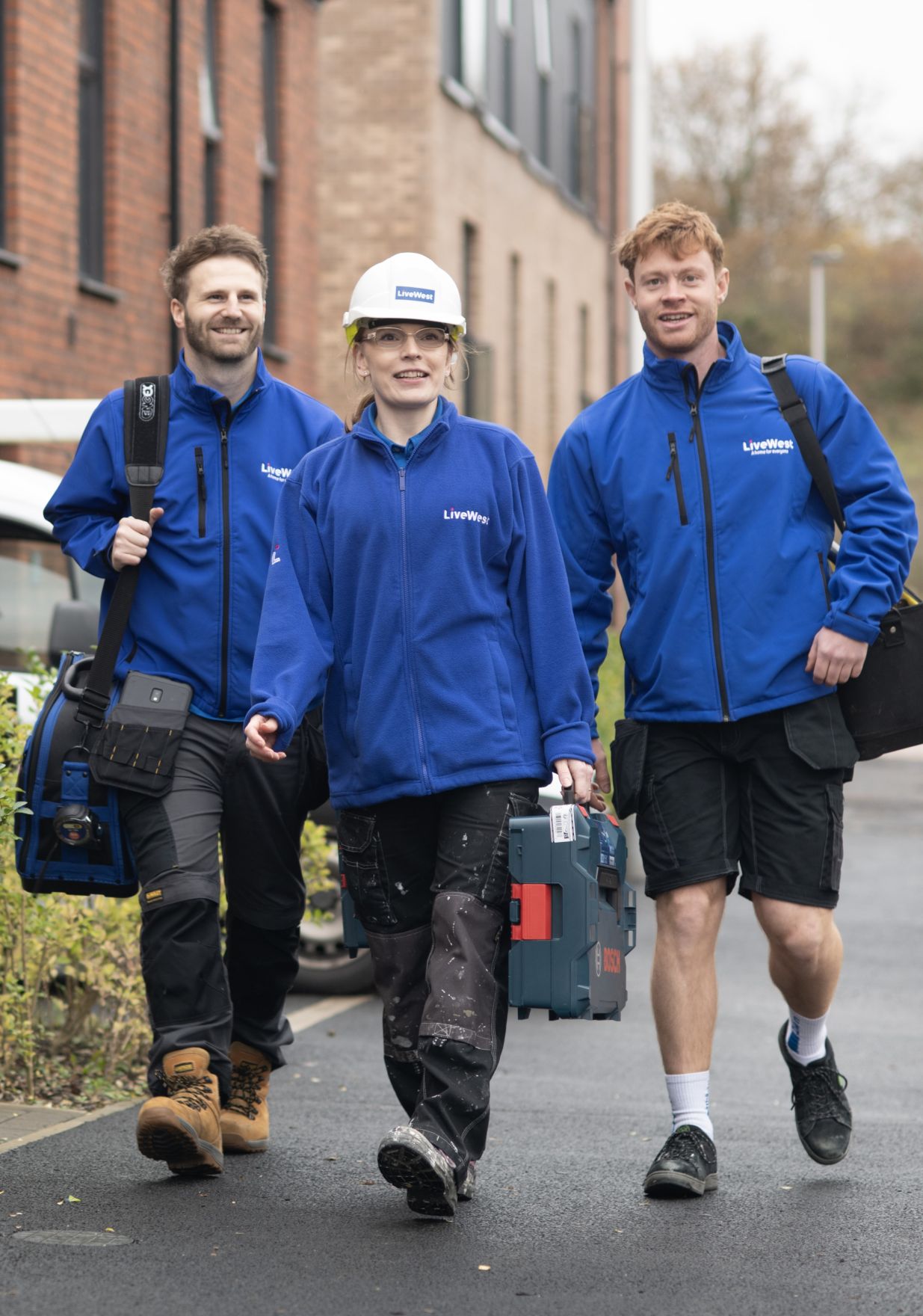 Three LiveWest trades colleagues